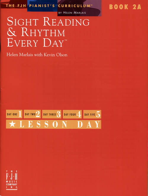 Sight Reading & Rhythm Every Day, Book 2A - Marlais/Olson - Piano