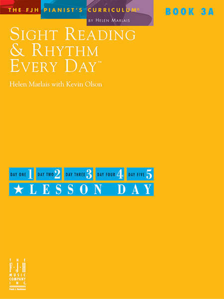 Sight Reading & Rhythm Every Day, Book 3A - Marlais/Olson - Piano