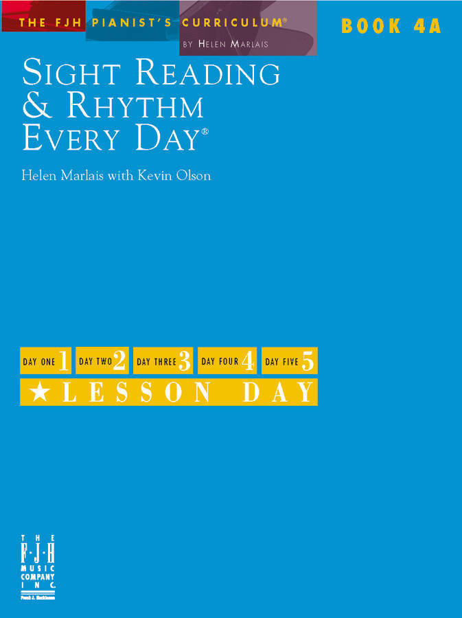 Sight Reading & Rhythm Every Day, Book 4A - Marlais/Olson - Piano