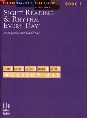 FJH Music Company - Sight Reading & Rhythm Every Day, Livre 5 - Marlais/Olson - Piano