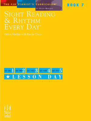 FJH Music Company - Sight Reading & Rhythm Every Day, Book 7 - Marlais/Olson - Piano