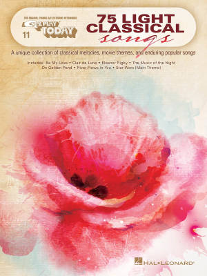 Hal Leonard - 75 Light Classical Songs: E-Z Play Today #11 - Book