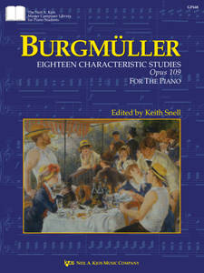 Eighteen Characteristic Studies, Opus 109 - Burgmuller - Late Intermediate/Early Advanced Piano
