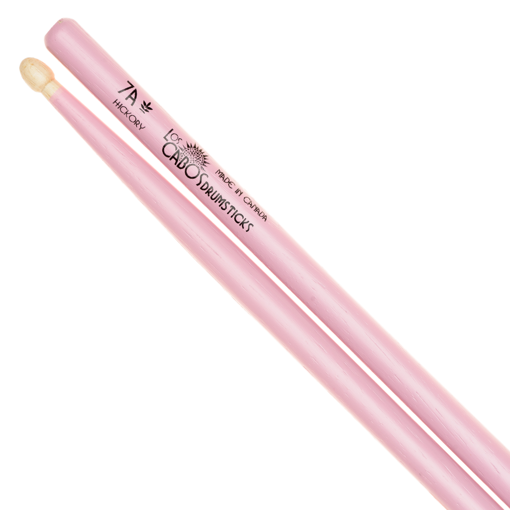 7A Pink Drumsticks - Hickory