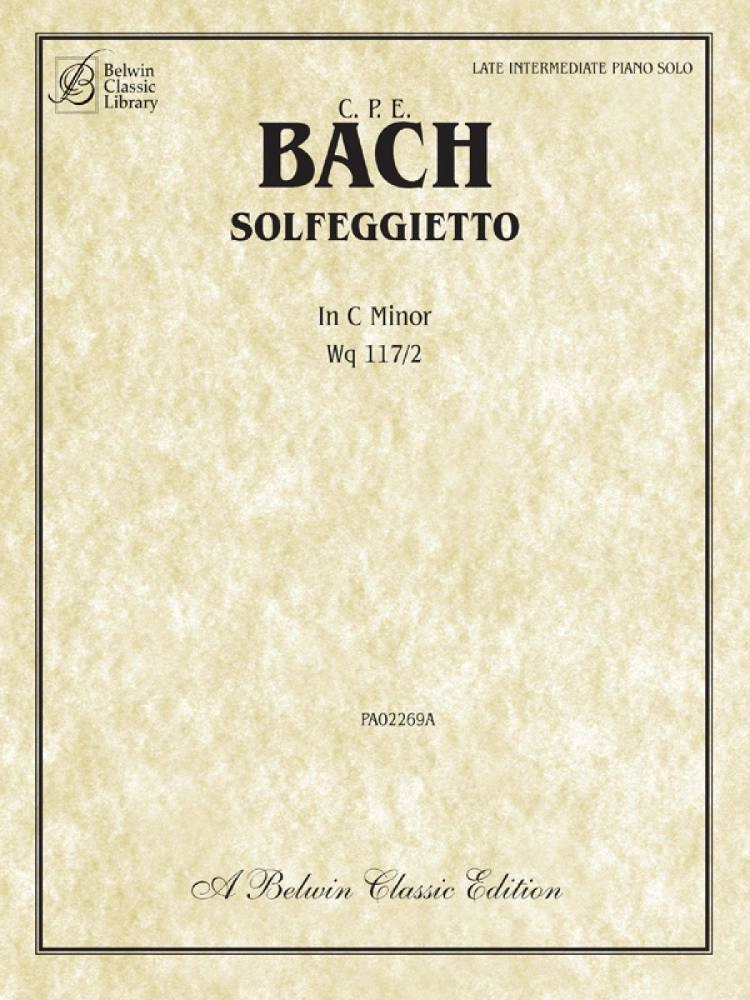 Solfegietto in C Minor, Wq117/2