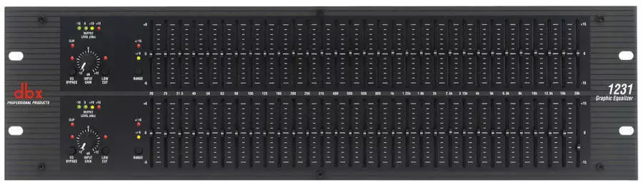 1231 - Dual Channel 31 Band Graphic EQ