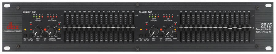2215 - Dual Channel 15 Band Graphic EQ