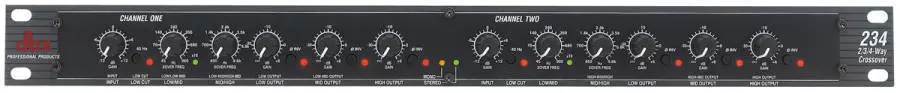 234 - Stereo 3-Way/Mono 4-Way Crossover