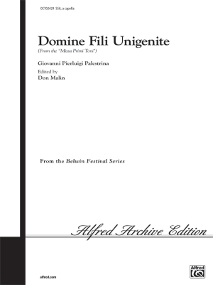 Belwin - Domine Fili Unigenite (from Missa Primi Toni)