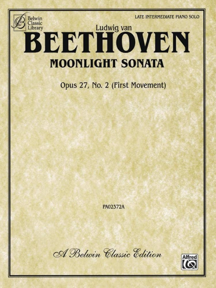 Moonlight Sonata, Op. 27, No. 2 (First Movement)