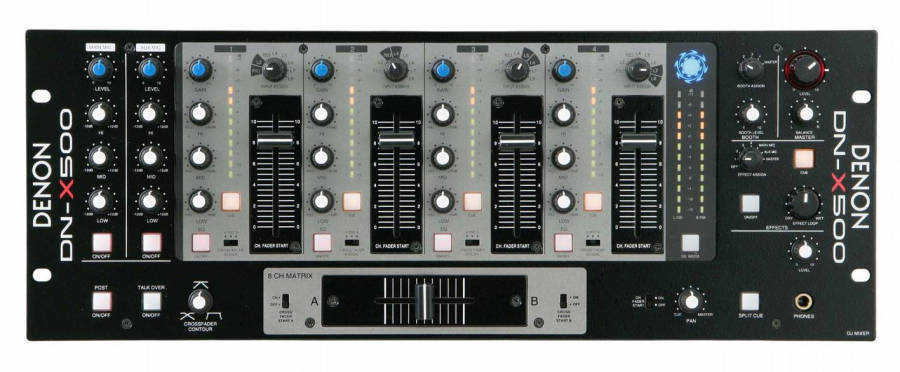 DN-X500 - Rackmount Mobile/Club DJ Mixer
