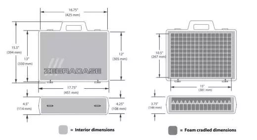 Z17 Standard Case - 17 x 12 x 4
