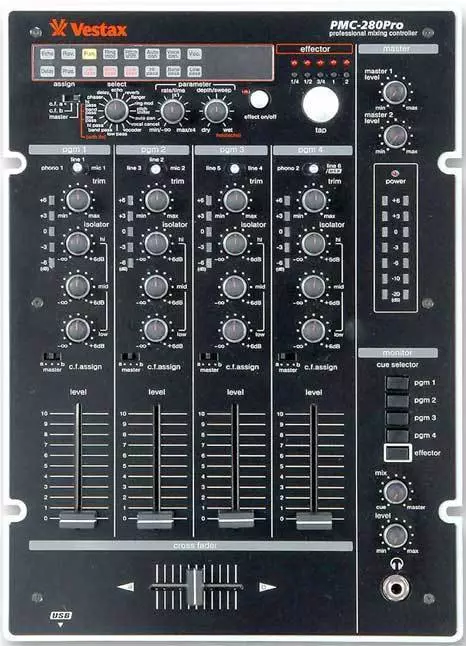 PMC-280 - DJ Mixer with Effects