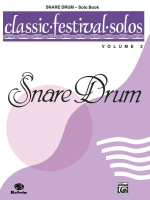 Belwin - Classic Festival Solos (Snare Drum), Volume 2 Solo Book