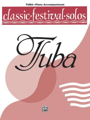 Belwin - Classic Festival Solos (Tuba), Volume 1 Piano Acc.