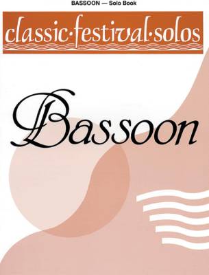 Belwin - Classic Festival Solos (Bassoon), Volume 1 Solo Book