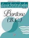 Belwin - Classic Festival Solos (Baritone B.C.), Volume 2 Solo Book