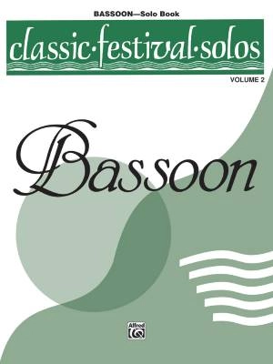 Belwin - Classic Festival Solos (Bassoon), Volume 2 Solo Book