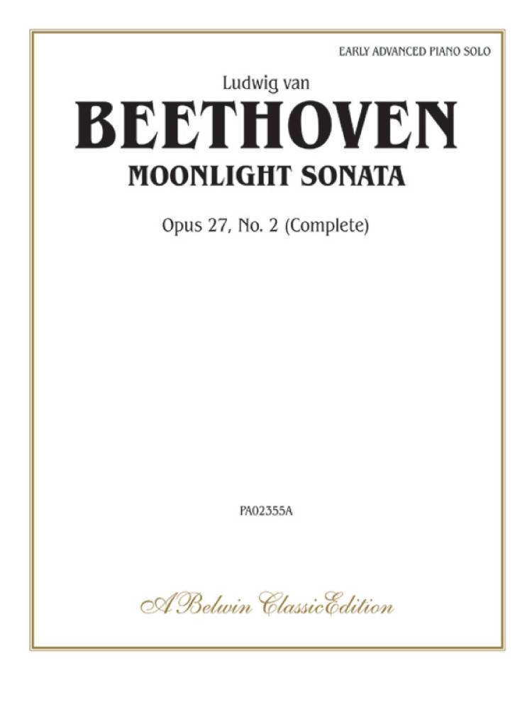 Moonlight Sonata, Op. 27, No. 2 (Complete)