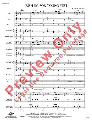 Irish Jig for Young Feet - Weller - Concert Band - Gr. 2