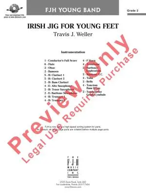 Irish Jig for Young Feet - Weller - Concert Band - Gr. 2