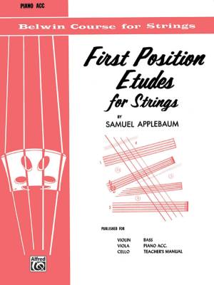 Belwin - First Position Etudes for Strings