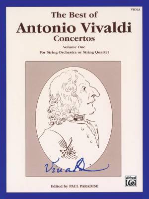 Belwin - The Best of Antonio Vivaldi Concertos, Volume One