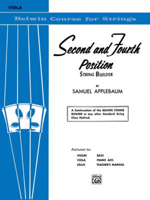 Belwin - 2nd and 4th Position String Builder - Applebaum - Viola - Book