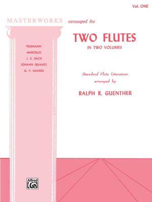 Belwin - Masterworks for Two Flutes, Livre I