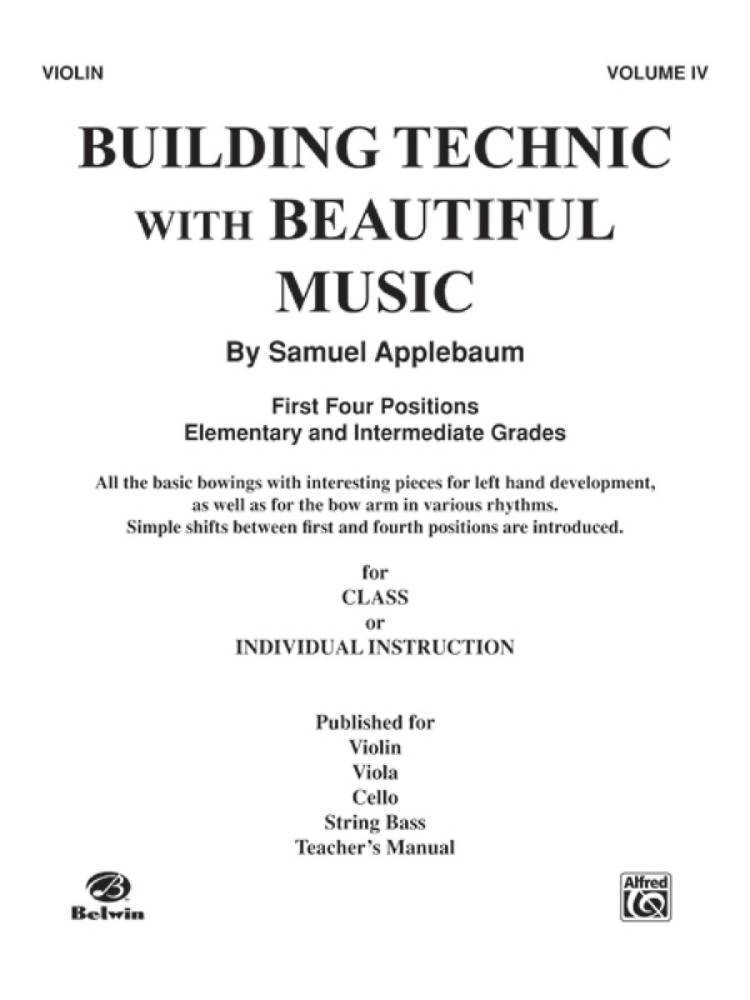 Building Technic With Beautiful Music, Book IV