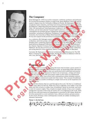 Arabian Dances - Balmages - Concert Band - Gr. 4