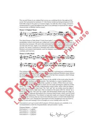 Arabian Dances - Balmages - Concert Band - Gr. 4