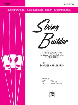 Belwin - String Builder, Book III