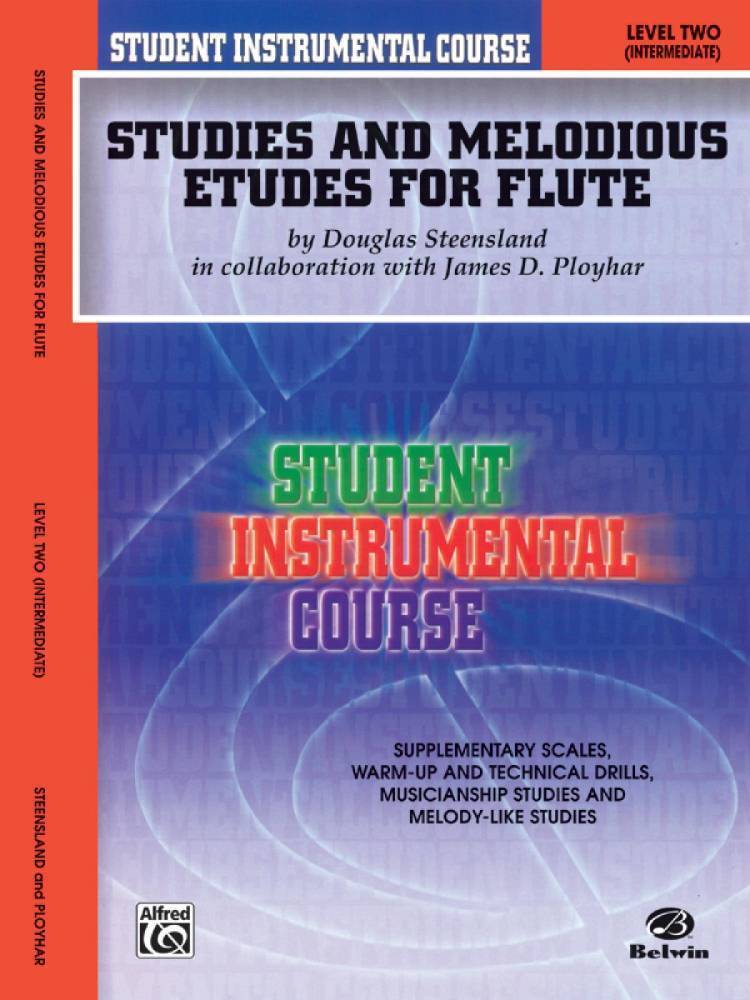 Student Instrumental Course: Studies and Melodious Etudes for Flute, Level II - Steensland/Ployhar - Book