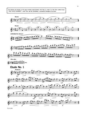 Student Instrumental Course: Studies and Melodious Etudes for Flute, Level II - Steensland/Ployhar - Book