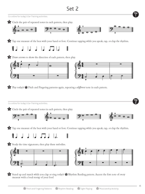 Four Star Sight Reading and Ear Tests Level Preparatory A (2015 Edition) - Book