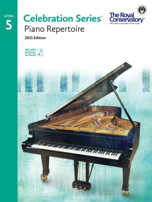 Celebration Series, 2015 Edition Piano Repertoire 5 - Book/Audio Online