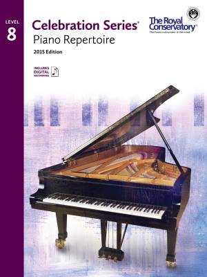 Celebration Series, 2015 Edition Piano Repertoire 8 - Book/Audio Online