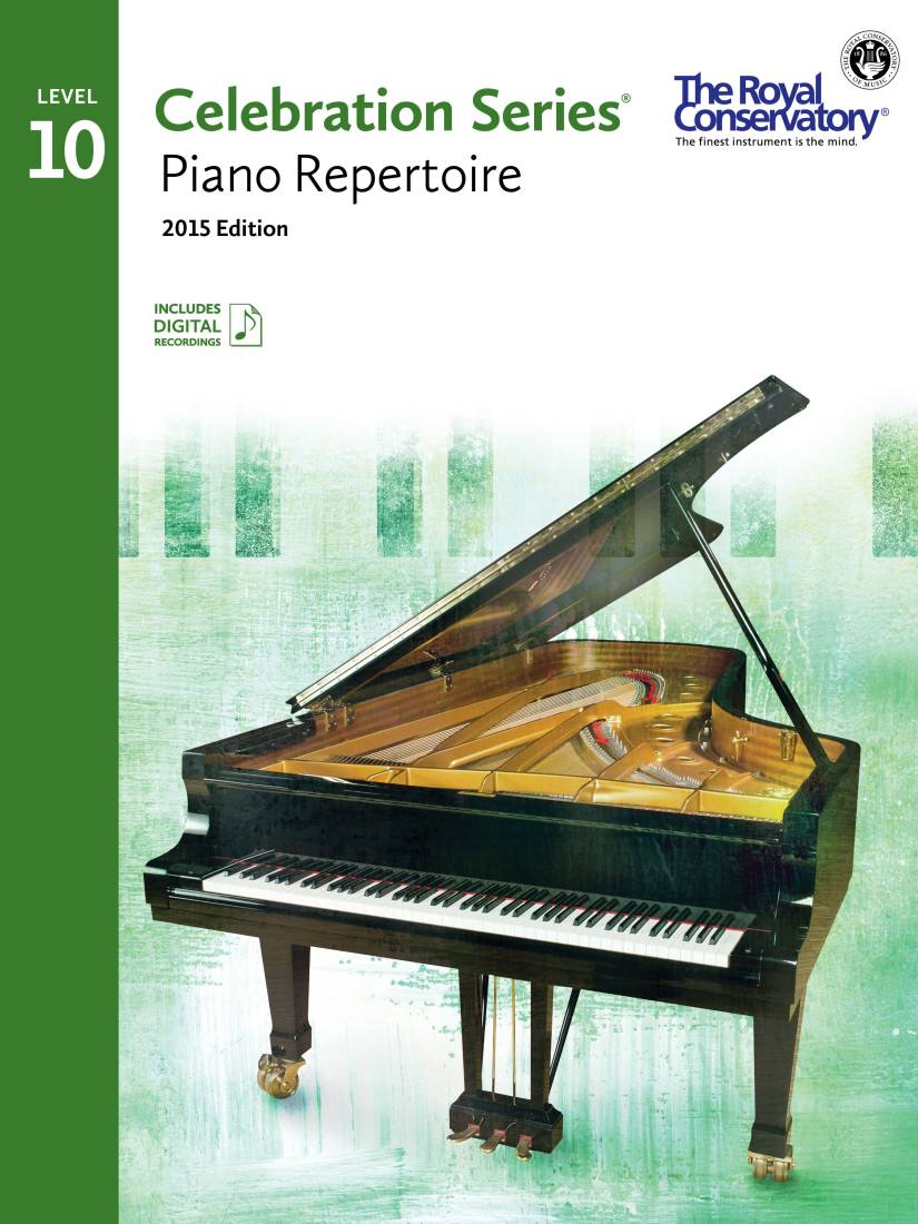 Celebration Series, 2015 Edition Piano Repertoire 10 - Book/Audio Online
