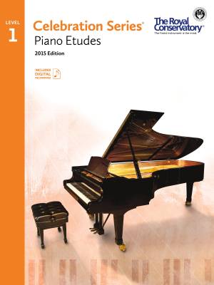 Celebration Series, 2015 Edition Piano Etudes 1 - Book/Audio Online