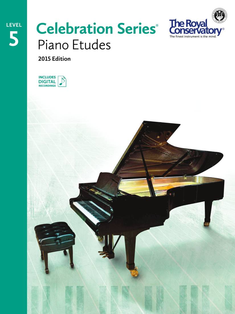 Celebration Series, 2015 Edition Piano Etudes 5 - Book/Audio Online