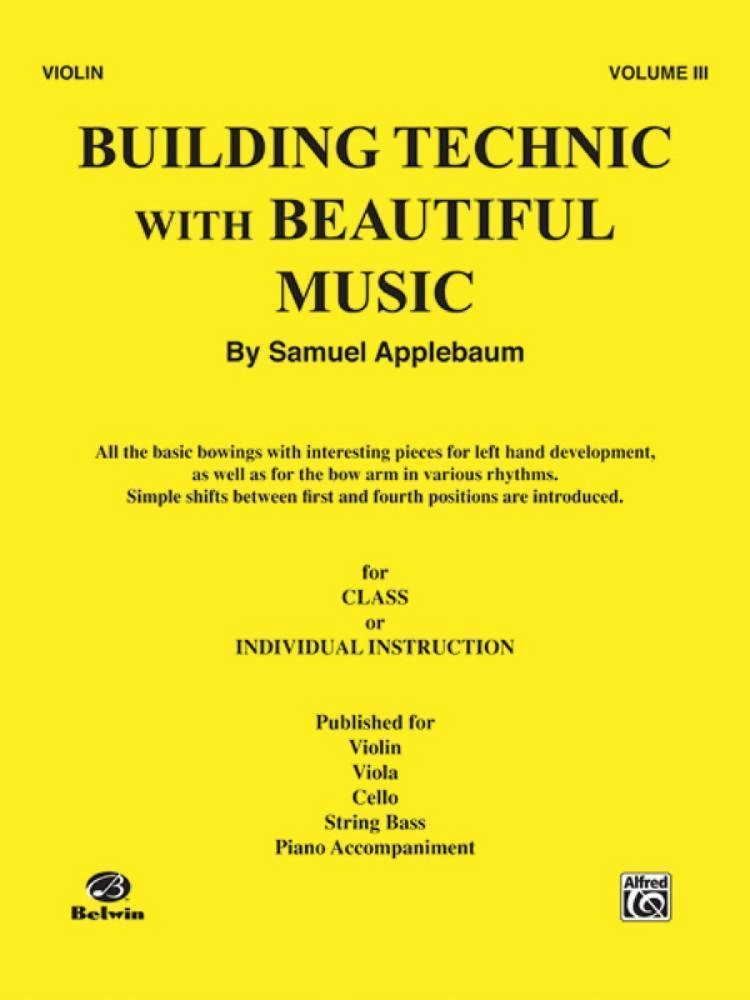 Building Technic With Beautiful Music, Book III