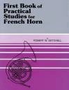 Belwin - Practical Studies for French Horn, Book I