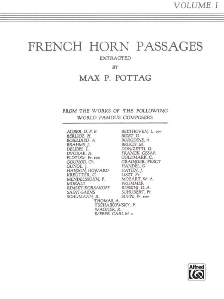 French Horn Passages, Volume I