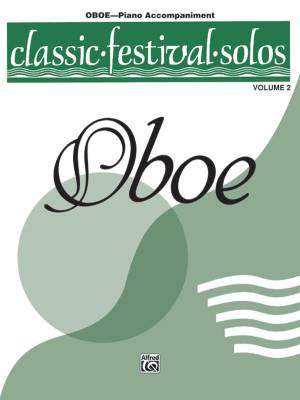 Belwin - Classic Festival Solos (Oboe), Volume 2 Piano Acc.