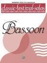 Belwin - Classic Festival Solos (Bassoon), Volume 1 Piano Acc.