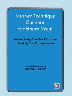 Belwin - Master Technique Builders for Snare Drum