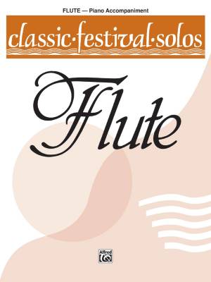 Belwin - Classic Festival Solos (C Flute), Volume 1 Piano Acc.