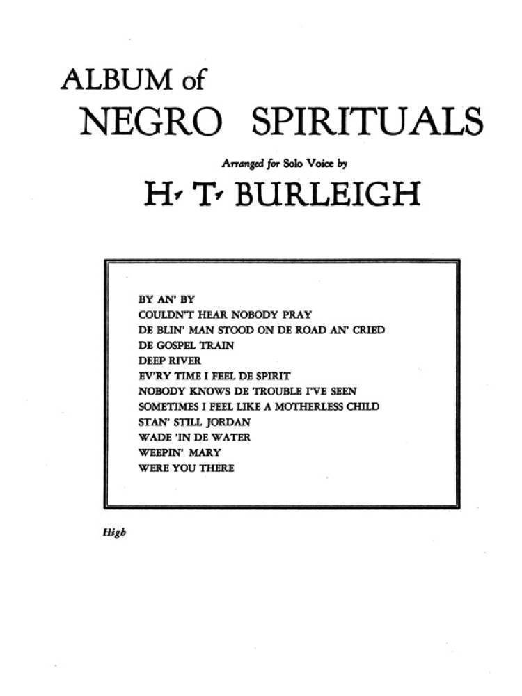 Album of Negro Spirituals