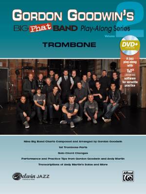 Gordon Goodwin\'s Big Phat Band Play-Along Series: Trombone, Vol. 2 - Goodwin/Martin - Book/DVD-ROM